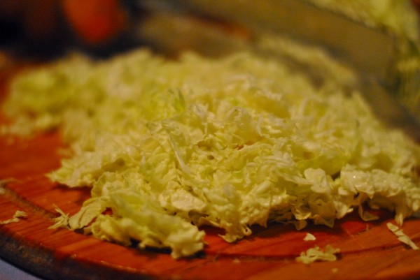Овощной салат из пекинской капусты